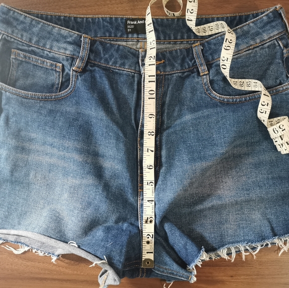 Frank and Oak The Stevie Cutoff Short in Blue - Picture 16 of 16